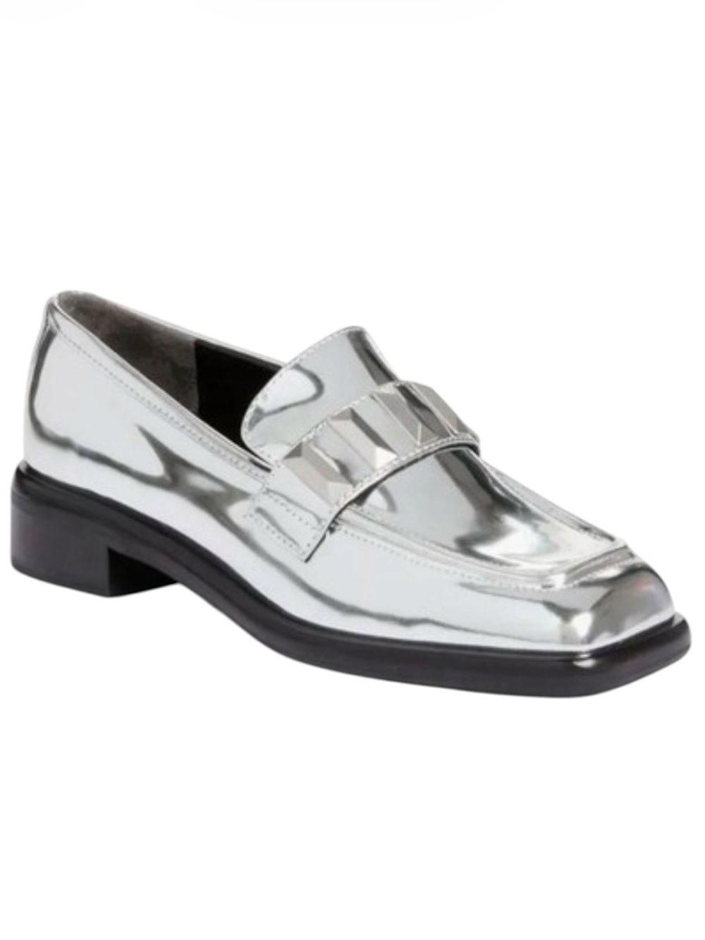 Rag & Bone Maxwell Metallic Studded Loafers Size 40 / 10